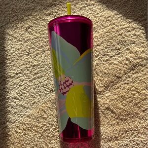 NWT Starbucks Floral 24oz Tumbler
